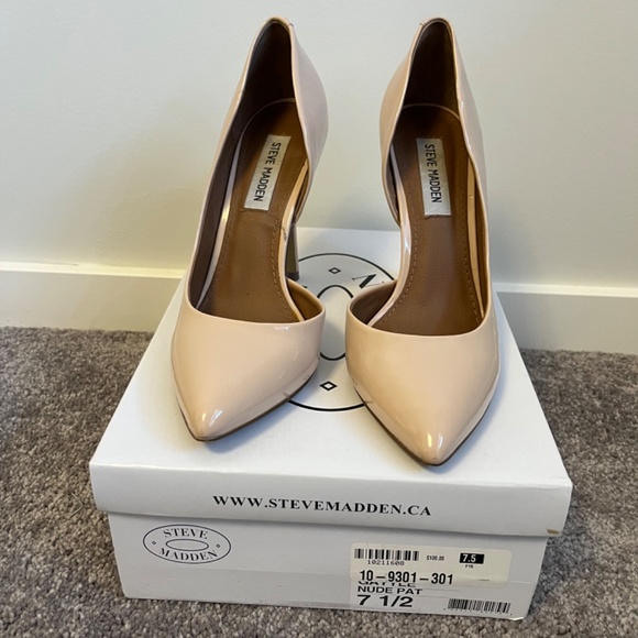 Steven Madden Patent Heels sz 7.5 - Picture 3 of 3